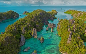 米苏尔岛，拉贾安帕特群岛中的岛屿，印度尼西亚 