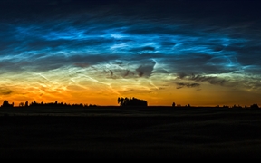 立陶宛的夜光云 