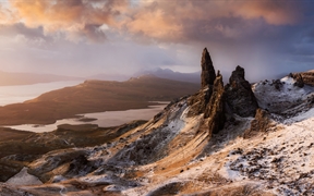 斯托尔石山，天空之岛，苏格兰 