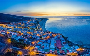 莫罗哈夫莱海滩和科罗拉达斯海滩，富埃特文图拉岛，西班牙加那利群岛 