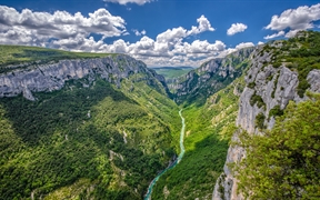 韦尔东峡谷，普罗旺斯-阿尔卑斯-蓝色海岸，法国 