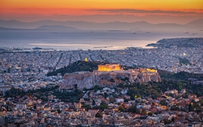 雅典和卫城，希腊 