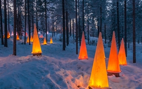罗瓦涅米的圣诞老人公园，拉普兰德，芬兰 