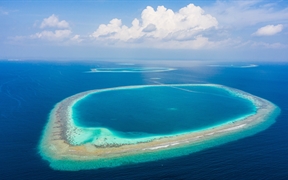 印度洋的环礁，马尔代夫 