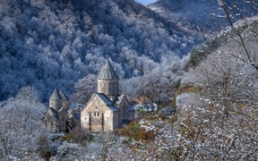 Haghartsin修道院，迪利扬国家公园，亚美尼亚 
