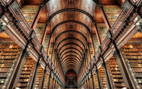 三一学院图书馆，都柏林，爱尔兰 
