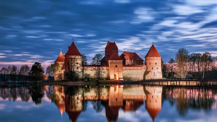 立陶宛 ，特拉凯的特拉凯城堡