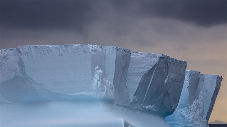 罗斯海的冰山，南极洲 