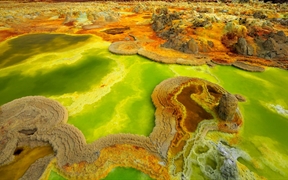 宽干谷的温泉 ，埃塞俄比亚