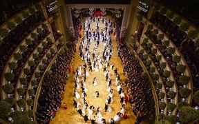 奥地利 ，维也纳国家歌剧院内的舞会
