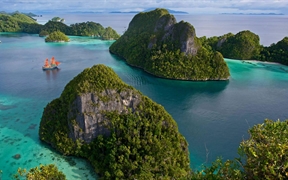 印度尼西亚 ，拉贾安帕特群岛的瓦亚格岛