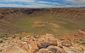 美国亚利桑那州 ，巴林杰陨石坑