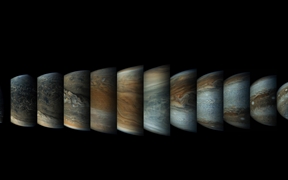木星增强色彩后的一组镜头 