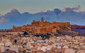 戈佐岛上的Cittadella城堡,马耳他 