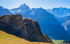 第一悬崖步道，瑞士格林德瓦 