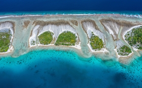 卡韦希环礁，土阿莫土群岛，法属波利尼西亚 