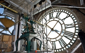 圣哈辛托大厦的机械钟，博蒙特，美国德克萨斯州 